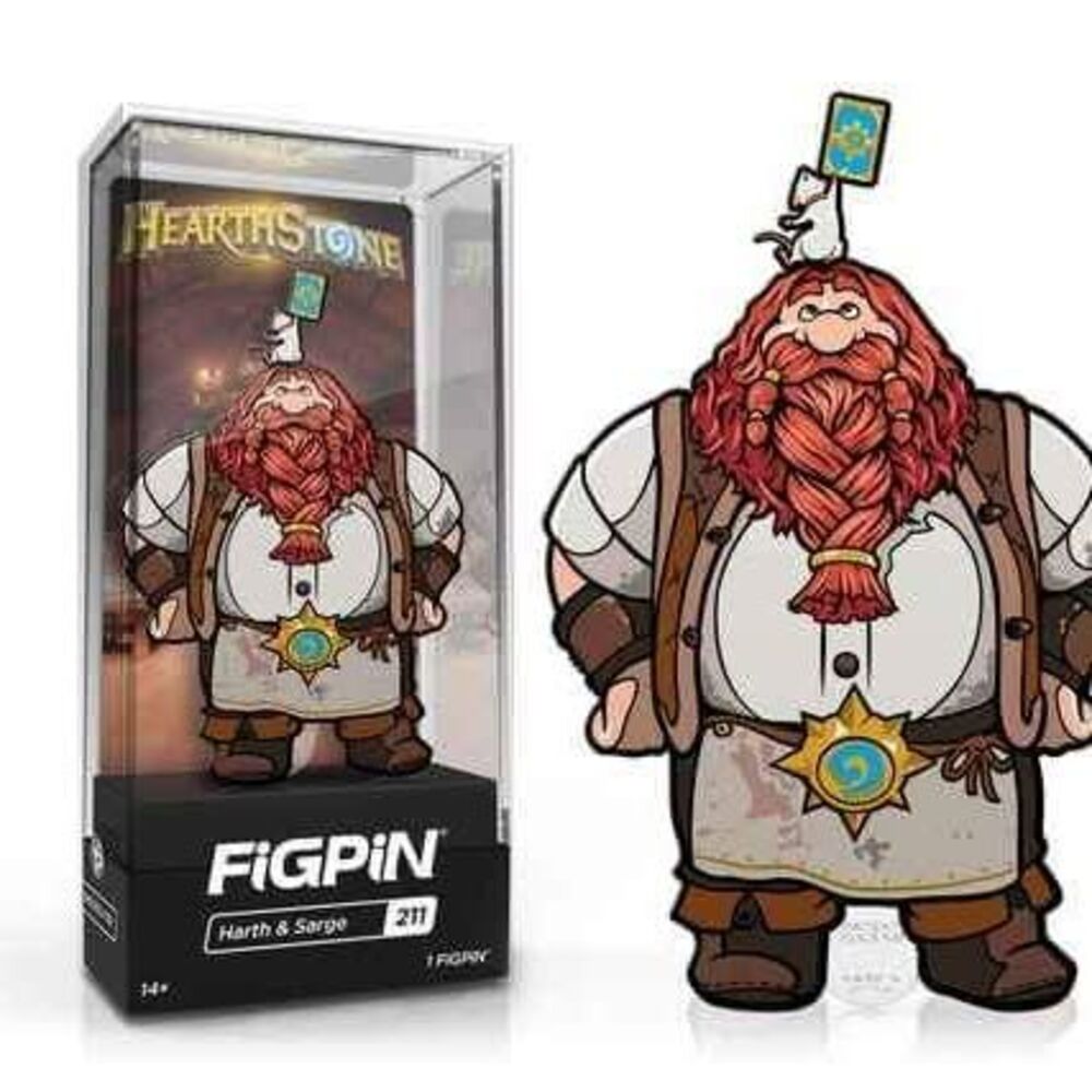 FiGPiN Blizzard Hearthstone Harth & Sarge #211 Collectible Enamel Pin
